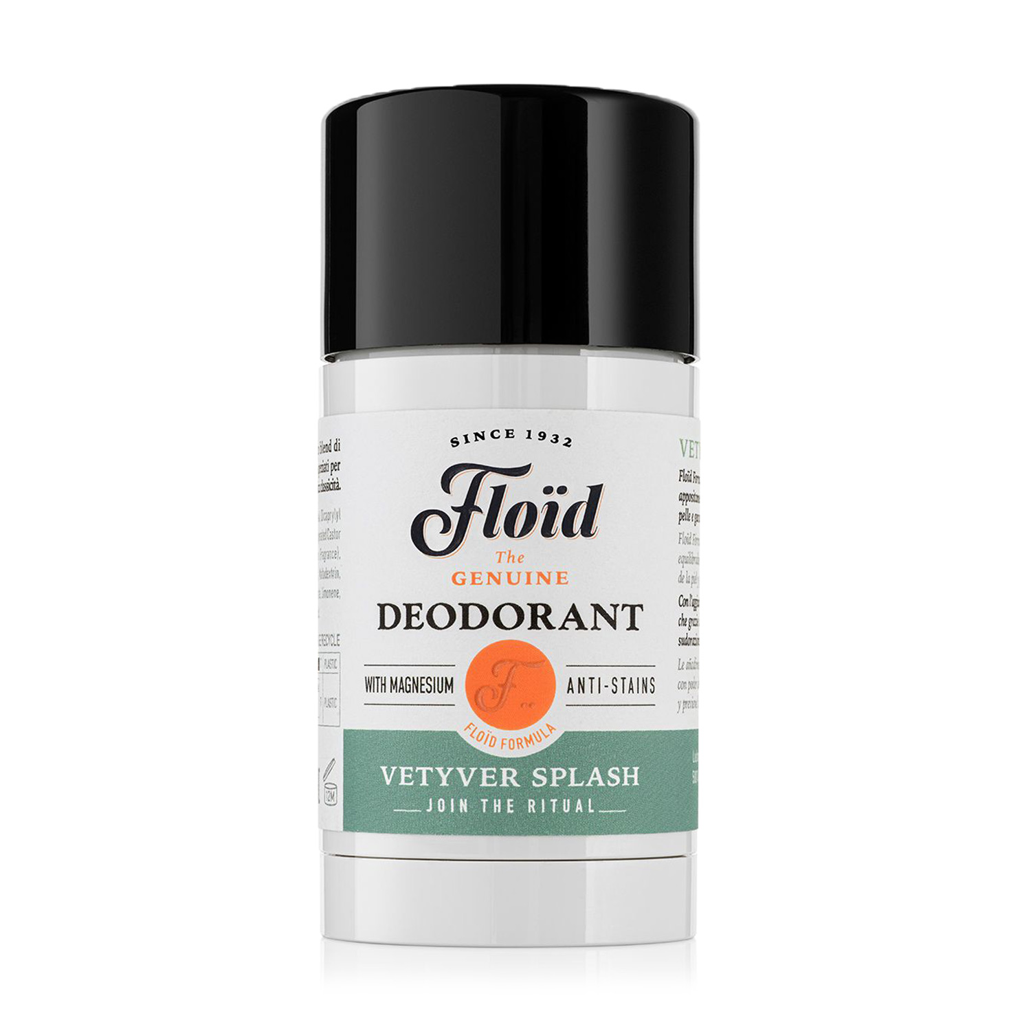 Дезодорант-стік чоловічий Floid Vetyver Splash Deodorant, 75 мл