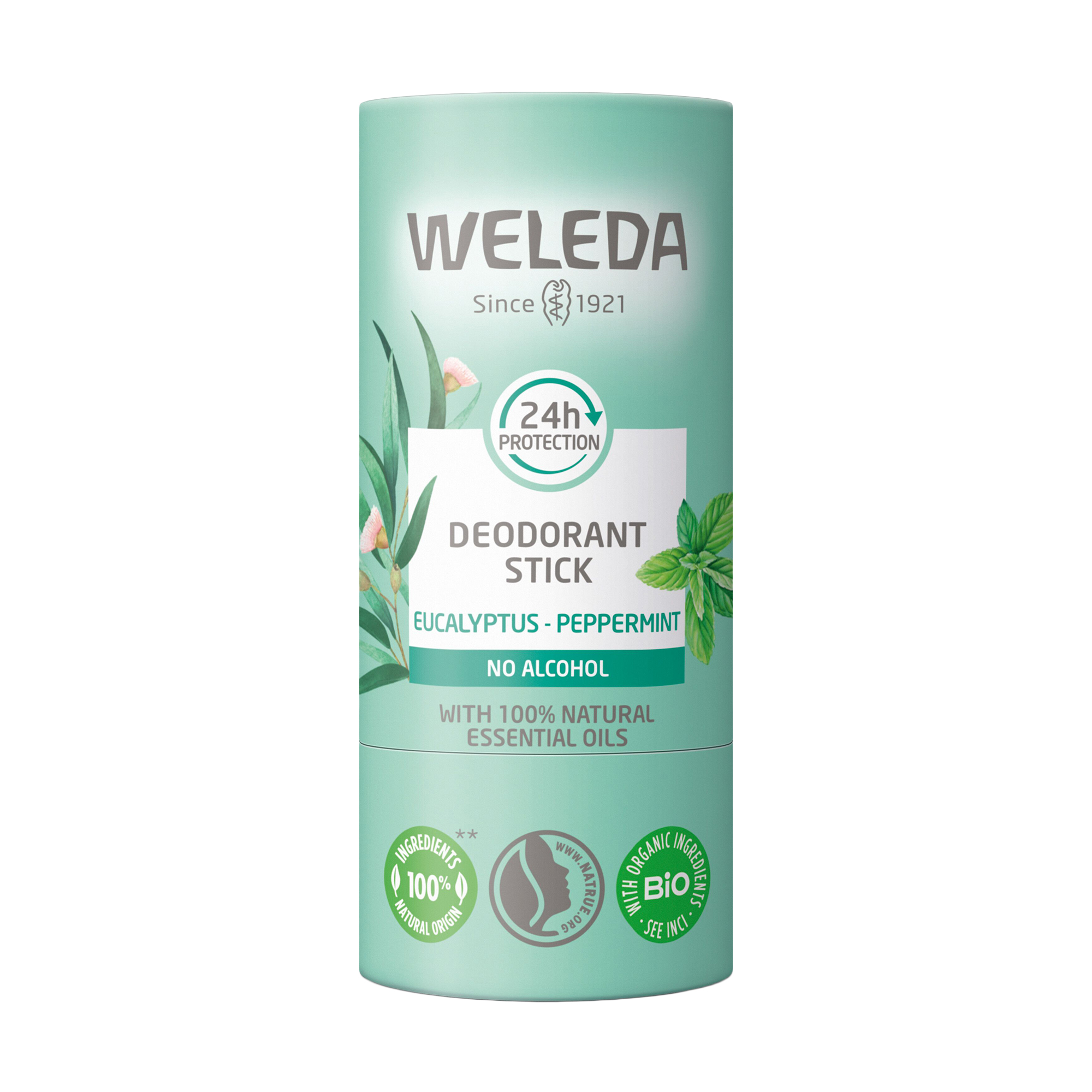Дезодорант-стік Weleda Deodorant Stick Eucalyptus-Peppermin Евкаліпт та перцева м'ята, 50 г